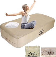 Portable Air Mattress with Built in Pump,Air Bed Fast & Easy Inflation/Deflation for Camping, Home & Travel