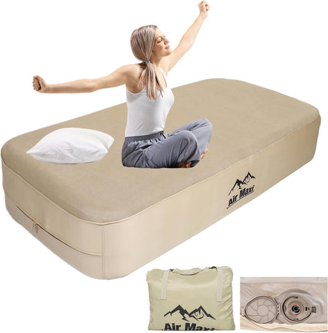 Air Mattress with Built in Pump,Air Bed Inflation/Deflation for Guest