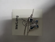 MeiLong Butterfly Animal Brooch Austrian Crystal Pendant