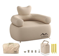 Air Sofa Couch,Inflatable Sofa Couch & Blow up Outdoor Air Sofa Support 660 lbs