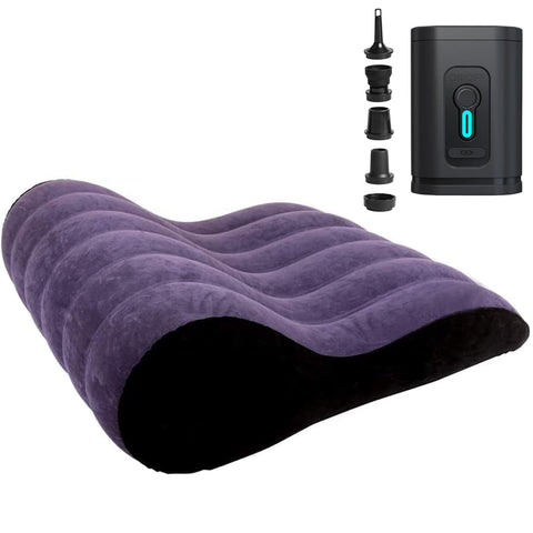 Sex Inflatable Pillow Body Support Pillow with Tiny Fast Air Pump