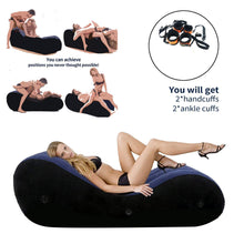 Sex S-Shape Air Sofa Inflatable Pillow for Bedroom