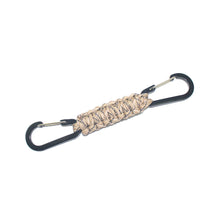 Paracord Keychain with Carabiner, Set of 5 Braided Lanyard Utility Ring Hook freeshipping - CamperGear X