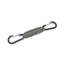 Paracord Keychain with Carabiner, Set of 5 Braided Lanyard Utility Ring Hook freeshipping - CamperGear X