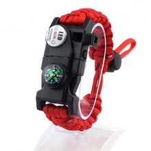 Adjustable Survival Bracelet, 7 core Paracord 20 in 1 Emergency Sports Wristband Gear kit freeshipping - CamperGear X