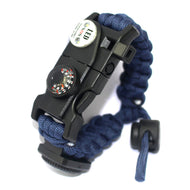 Paracord Survival Bracelet Kit Adjustable with Flint fire Starter freeshipping - CamperGear X