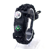 Outdoor Multifunctional Survival Bracelet, Bracelet Kit with campass freeshipping - CamperGear X