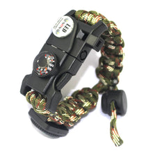 Paracord Survival Bracelet Kit Adjustable with Flint fire Starter freeshipping - CamperGear X