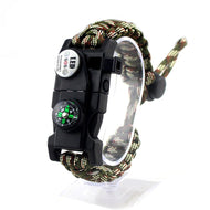 Adjustable Survival Bracelet, 7 core Paracord 20 in 1 Emergency Sports Wristband Gear kit freeshipping - CamperGear X