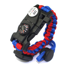 Paracord Survival Bracelet Kit Adjustable with Flint fire Starter freeshipping - CamperGear X