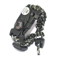 Paracord Survival Bracelet Kit Adjustable with Flint fire Starter freeshipping - CamperGear X