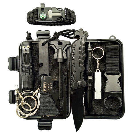 Survival Gear Kit 11 in 1, Professional Outdoor Emergency Survival Kit freeshipping - CamperGear X