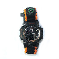 Multifunctional Survival Paracord Bracelet,Rechargable Watch Compass Gear freeshipping - CamperGear X