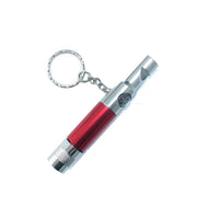 Mini LED Torch Flashlight 3-in-1 Keychain Flashlight Compass Whistle with Battery for Camping freeshipping - CamperGear X