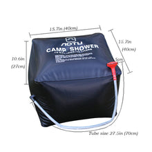 Solar Camping Shower Bag 10 gallons/40L Solar Heating Temperature Hot Water 45°C freeshipping - CamperGear X