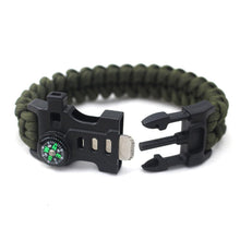 Paracord Survival Bracelet with Rope, 5-in-1 Tactical Bracelet Fire Starter, Compass freeshipping - CamperGear X