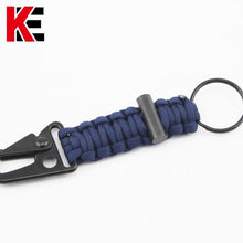 Ultimate 5-in-1 Paracord Keychain with Carabiner for Camping freeshipping - CamperGear X