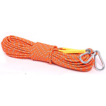 Outdoor Climbing Rope 10M(32ft) 20M(64ft) 30M (98ft) 50M (160ft) Safe Utility Rope,Rock Escape Rope,Static Climbing Rope,8mm Diameter Rope freeshipping - CamperGear X