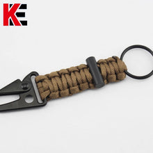 Ultimate 5-in-1 Paracord Keychain with Carabiner for Camping freeshipping - CamperGear X