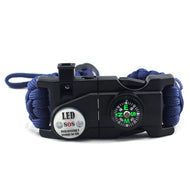 Outdoor Multifunctional Survival Bracelet, Bracelet Kit with campass freeshipping - CamperGear X