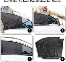 Car Window Sunshade, Universal Auto Rear Window Sunshades Breathable Sun Shade (2 Pack) freeshipping - CamperGear X