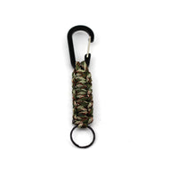 Paracord Keychains With Carabiner,Hiking Braided Lanyard Utility Loop Hook freeshipping - CamperGear X