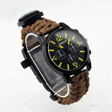 Equipped Outdoors 6 In 1 Paracord Survival Safety Watch with Fire Starter and Paracord freeshipping - CamperGear X