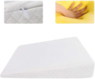 Comfort Therapy Bed Wedge Pillow Memory Foam for Back & Neck Pain (White Triangle) freeshipping - CamperGear X