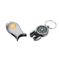 with Key Sturdy Professional Handheld Compass Metal Compass Outdoor Camping freeshipping - CamperGear X