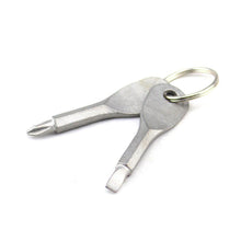 2 Set(4PCS) Portable Multifunction Key Chain Screwdriver freeshipping - CamperGear X