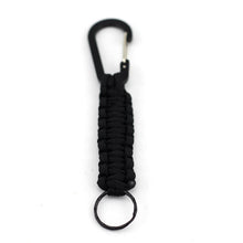 Paracord Keychains With Carabiner,Hiking Braided Lanyard Utility Loop Hook freeshipping - CamperGear X