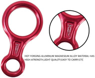 Figure 8 Descender Climb Aluminum Descender Rigging Plate Heavy Duty Belay Device 35KN freeshipping - CamperGear X