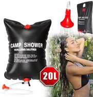 Solar Shower Bag,5 Gallons/20L Solar Heating Premium PVC Camping Shower Bag freeshipping - CamperGear X