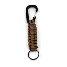 Paracord Keychains With Carabiner,Hiking Braided Lanyard Utility Loop Hook freeshipping - CamperGear X