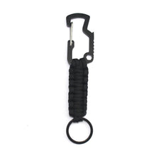 Alloy Survival Climbing Keychain Umbrella Rope Woven Multifunctional Carabiner freeshipping - CamperGear X