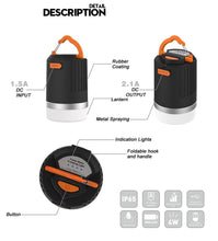 Camping, USB Rechargeable LED Camping Light, Tent Lantern,Solar Lantern freeshipping - CamperGear X