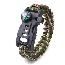 Paracord Survival Bracelet with Rope, 5-in-1 Tactical Bracelet Fire Starter, Compass freeshipping - CamperGear X