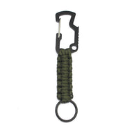 Alloy Survival Climbing Keychain Umbrella Rope Woven Multifunctional Carabiner freeshipping - CamperGear X