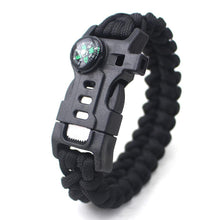 Paracord Survival Bracelet with Rope, 5-in-1 Tactical Bracelet Fire Starter, Compass freeshipping - CamperGear X