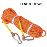 Outdoor Climbing Rope 10M(32ft) 20M(64ft) 30M (98ft) 50M (160ft) Safe Utility Rope,Rock Escape Rope,Static Climbing Rope,8mm Diameter Rope freeshipping - CamperGear X