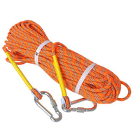 Outdoor Climbing Rope 10M(32ft) 20M(64ft) 30M (98ft) 50M (160ft) Safe Utility Rope,Rock Escape Rope,Static Climbing Rope,8mm Diameter Rope freeshipping - CamperGear X