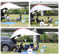 Portable Waterproof Car Rear Tent,Outside Camping Shelter Outdoor Car Tent for SUV Car Camping freeshipping - CamperGear X