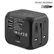 Travel Adapter with Dual USB All-in-one Worldwide Travel Chargers Adapters for US EU UK AU About 152 Countries freeshipping - CamperGear X