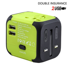 Travel Adapter with Dual USB All-in-one Worldwide Travel Chargers Adapters for US EU UK AU About 152 Countries freeshipping - CamperGear X