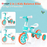 3 in 1 Baby Balance Bike for 18 Months to 8 Years Old