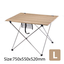 Aluminum Alloy Outdoor Folding Table Oxford Cloth Tabletop Lightweight Portable Tables freeshipping - CamperGear X