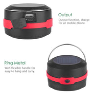 Solar Powered LED Camping Lantern, Collapsible Design USB, Chargeable Emergency Power Bank freeshipping - CamperGear X