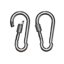 Carabiner Hooks Clips Hammock Locking Carabiner Heavy Duty 500LBS Screw freeshipping - CamperGear X