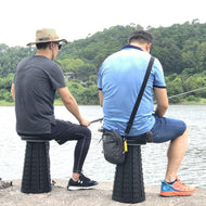 Portable Telescoping Stool Folding Camping Stool Seat for Fishing Hiking freeshipping - CamperGear X